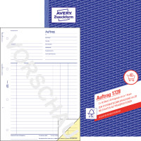 AVERY Zweckform Formularbuch "Auftrag", A5, 2 x 50 Blatt