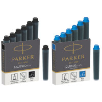 PARKER Tintenpatronen QUINKmini, blau, auswaschbar