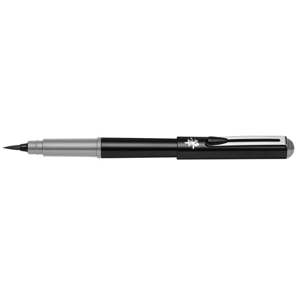 PentelArts Brush Pen Pinselstift, Gehäuse: schwarz grau