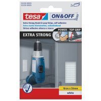 tesa On & Off extrastarke Klettstreifen, 50 x 100...