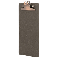 Securit Klemmbrett für Rechnungen, aus Holz, braun