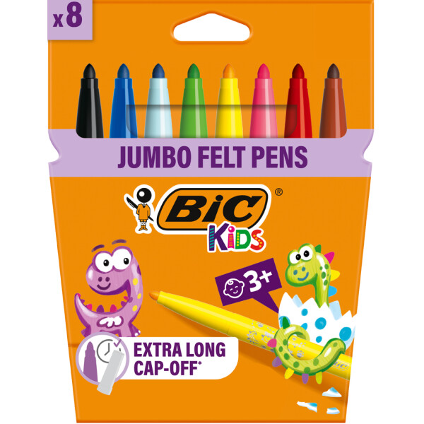 BIC KIDS Fasermaler Visacolor XL ecolutions, 12er Kartonetui