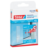 tesa Powerstrips Klebestreifen für Glasflächen