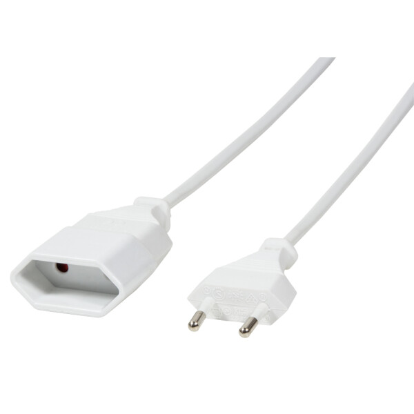 LogiLink Verl&auml;ngerungskabel, Eurostecker, 1,0 m, schwarz