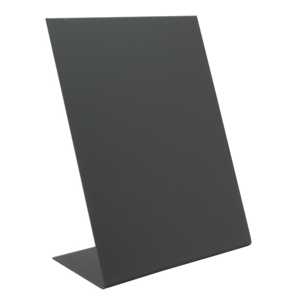 Securit Tischaufsteller L-SHAPE, DIN A6, schwarz