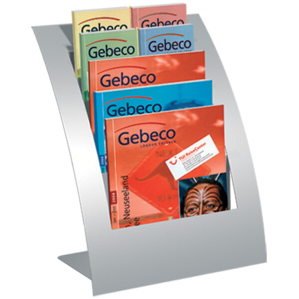 kerkmann Tisch-Prospekthalter Varia, DIN A4 hoch, 3 Fächer