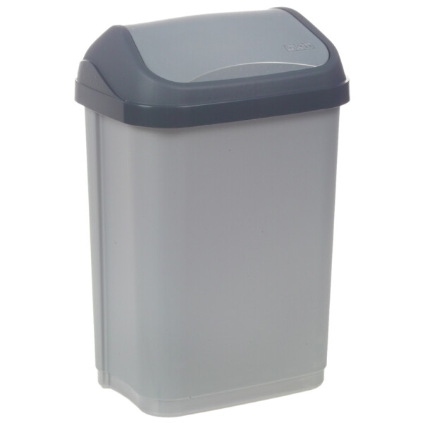 keeeper Abfalleimer "swantje", 10 Liter, silber graphite