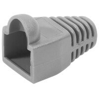 LogiLink Knickschutztülle für RJ45 Stecker, grau