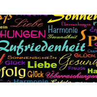 SUSY CARD Geschenkpapier "Typo Happy", auf Rolle