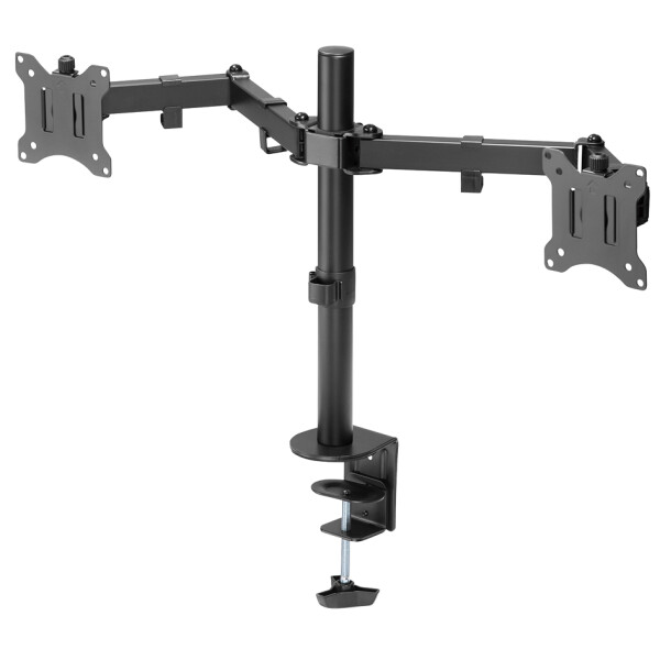 DIGITUS Universal Dual Monitorhalter mit Klemmbefestigung