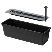 orthex Blumenkasten BALCONY, Breite: 550 mm, schwarz