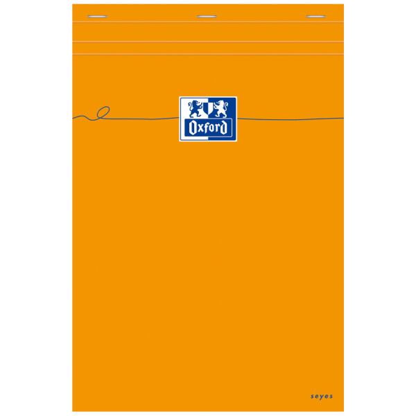 Oxford Notizblock, DIN A4, Sey&egrave;s, 80 Blatt, orange