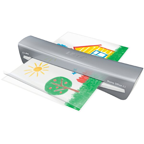 LEITZ Laminierger&auml;t iLAM Home Office A3, bis DIN A3, silber