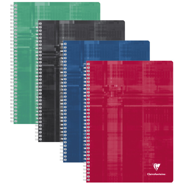 Clairefontaine Spiralheft, DIN A4, kariert 5x5, 90 Blatt