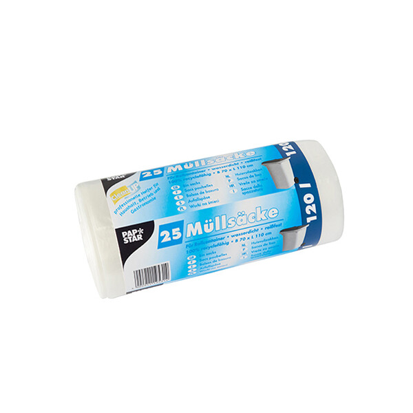 STARPAK Müllsäcke HDPE, 120 Liter, blau