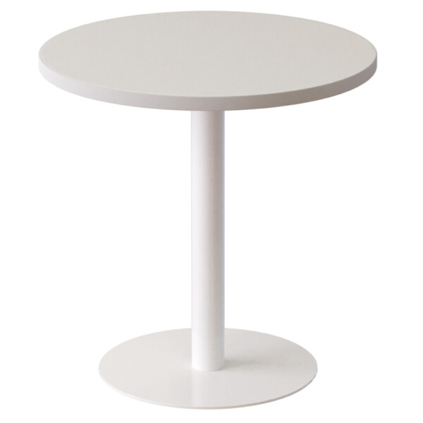 PAPERFLOW Beistelltisch easyDesk, Durchmesser: 600 mm, wei&szlig;