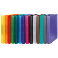 HERMA Ringbuch, DIN A4, 2-Ring-Mechanik, transluzent-violett