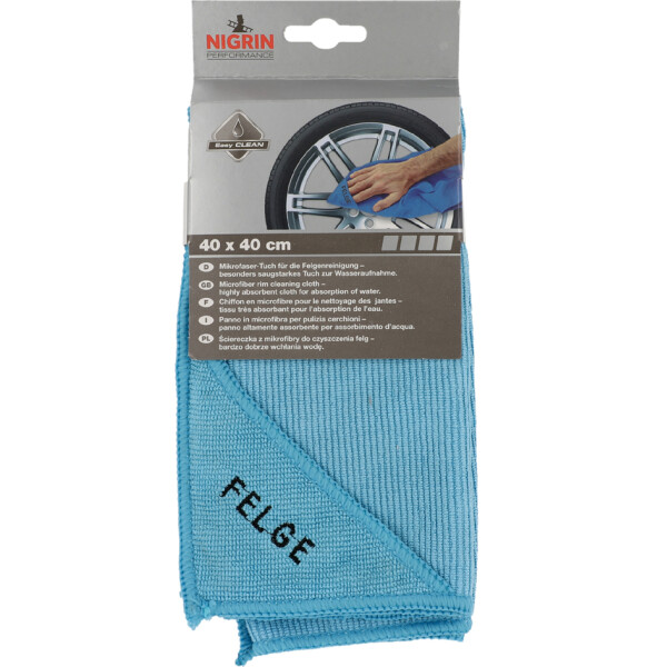 NIGRIN Performance Microfasertuch, für Felgen