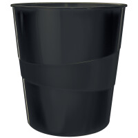 LEITZ Papierkorb WOW, aus Kunststoff, 15 Liter, gelb