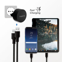 LogiLink USB-Steckdosenadapter für Fast Charging, 2x...
