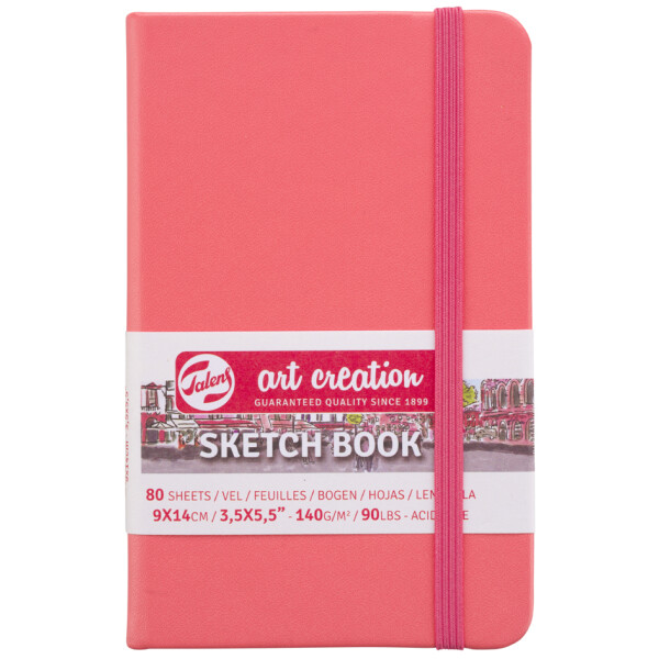 ROYAL TALENS Skizzenbuch Art Creation, 120 x 120 mm, rot
