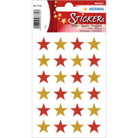 HERMA Weihnachts-Sticker MAGIC "Sterne gold", glittery