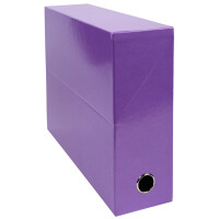 EXACOMPTA Archivbox Iderama, Karton, 90 mm, violett