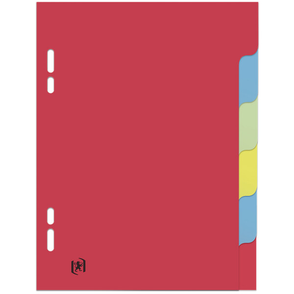 Oxford Karton-Register,blanko, 170 x 220 mm, 6-teillig