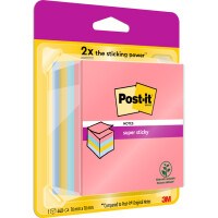 Post-it Haftnotiz-Würfel super sticky notes, 76 x 76 mm