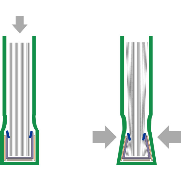 LEITZ Buchbindemappe impressBind, A4, 3,5 mm, weiß, Soft