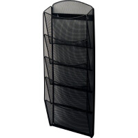 helit 5er Wand-Prospekthalter "the news network, A4...