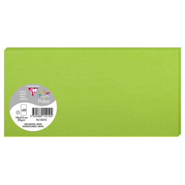 Pollen by Clairefontaine Karte DL, minze