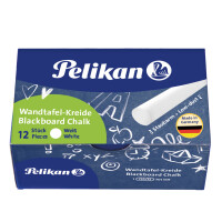 Pelikan Wandtafelkreide 755 12, weiß, Kartonetui