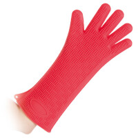 HYGOSTAR Silikon-Handschuh "HEATBLOCKER", rot,...