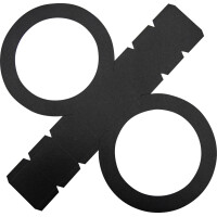 folia Laternen-Zuschnitt, aus Fotokarton, schokobraun