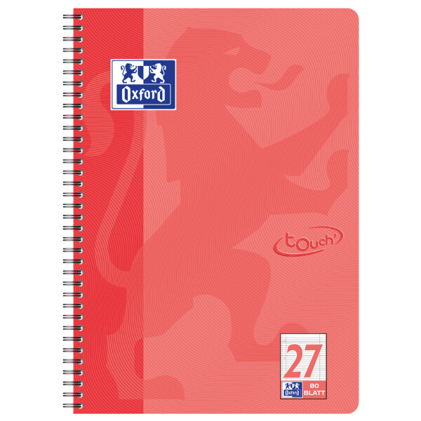 Oxford Collegeblock Touch, DIN A4+, gepunktet, 80 Blatt