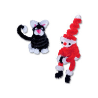 folia Chenilledraht (Pfeifenputzer), hellgrau