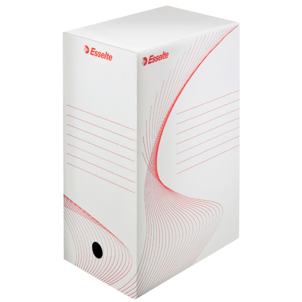 Esselte Archiv-Schachtel, DIN A4, weiß, (B)80 mm