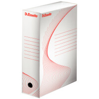 Esselte Archiv-Schachtel, DIN A4, weiß, (B)80 mm