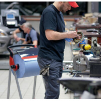 TORK Putzrollen-Bodenständer, Metall Kunststoff, rot...