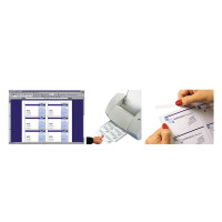 sigel Visitenkarten, 85 x 55 mm, 200 g qm, hochweiß