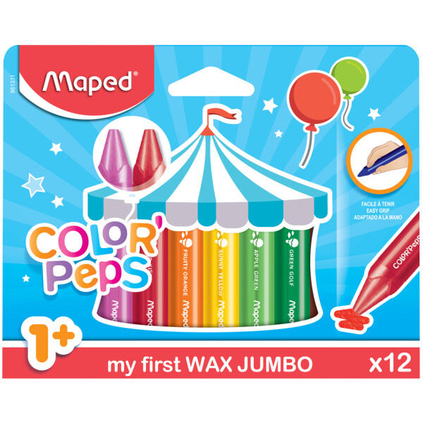Maped my first Wachsmalstifte COLORPEPS WAX JUMBO,12er Etui
