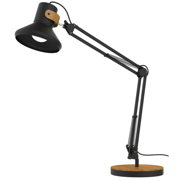 UNiLUX LED-Tischleuchte BAYA Bamboo, schwarz-bambus