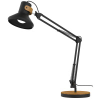 UNiLUX LED-Tischleuchte BAYA Bamboo, schwarz-bambus