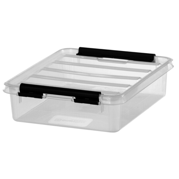 smartstore Aufbewahrungsbox CLASSIC 1 L, Clips: schwarz