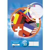 LANDRÉ Vokabelheft DIN A5, 2-spaltig, 80 g qm, 32...