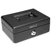 RAPESCO Geldkassette, Breite: 250 mm, schwarz