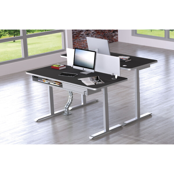 kerkmann Sitz-Steh-Schreibtisch Move 4 Premium, anthrazit