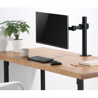 LogiLink Monitorarm, Armlänge: 380 mm, schwarz