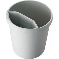 helit Papierkorb "the german", 18 Liter, PE, blau